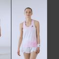 Women's tennis tank top HEAD Spirit Tank Top print vision w/alight lilac 5