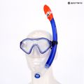 AQUASTIC Shelly children's snorkelling set mask + snorkel + fins blue 16