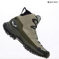 Salewa men's trekking boots Puez Leather Mid Ptx shadow / dark olive 9