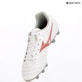 Mizuno Monarcida Neo III Select Jr MD children's football boots white/radiant red 9