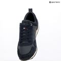 Tommy Hilfiger men's shoes Iconic Leather Suede Mix Runner midnight 9