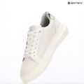 Calvin Klein women's shoes YW0YW01769 Chunky Cupsole Low Mg bright white/silver 9