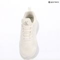 Calvin Klein women's shoes YW0YW01855 Eva Runner Sock Mg Tech Mix triple bright white 9