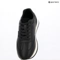 Calvin Klein men's shoes HM0HM01871 Low Prof Runn Laceup Perf Lth Black/Bright White 9