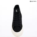 Calvin Klein women's trainers YW0YW01764 Vulc Flatform Mid Cv Mg black/bright white 9