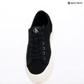 Calvin Klein women's trainers YW0YW01763 Vulc Flatform Low Cv MG black/bright white 9