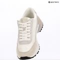 Women's Calvin Klein Hike Runner Mg Nylon Perl bright white/silver creamy shoes 9