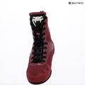 Venum Elite Boxing shoes wine lees/silver logo 9