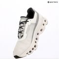 Men's On Running Cloudmonster allwhite running shoes 9