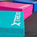 TREXO folding gymnastics mattress 195 x 80 x 5 cm blue 14