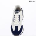 EA7 Emporio Armani Black & White Vintage white/medieval blu shoes 12