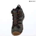 Men's trekking boots KEEN Headout Mid Waterproof black olive/fossil orange 9