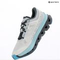 Women's On Cloudflow 5 arctic/stone running shoes 12