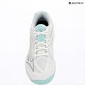 Women's volleyball shoes Mizuno Thunder Blade Z white/blue tint 15