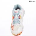 Women's volleyball shoes Mizuno Wave Lightning Z8 white/calypso coral/pale banana 15