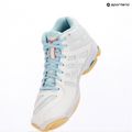 Women's volleyball shoes Mizuno Wave Voltage 2 Mid white/calypso coral/pale banana 15