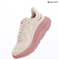 Women's running shoes HOKA Clifton 10 Wide rose cream/dried rose 18