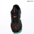 Mizuno Wave Stealth 6 handball shoes black/tangelo/ice green 9