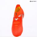 Children's football boots PUMA Future 9 Pro FG/AG Jr glowing red/puma white/puma black/puma silver 9