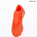 Football boots PUMA Future 9 Match Fusion FG/AG glowing red/puma white/puma black/puma silver 9
