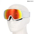 Ski goggles UVEX Victorious S FM white matt/mirror orange 10