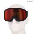 Ski goggles Smith Transfer black/red sol-x mirror 7