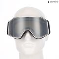 Ski goggles UVEX Gravity FM white matt/mirror silver/green/clear 10
