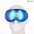 Red Bull SPECT Bent Photo ski goggles black/light blue with blue chrome x 6