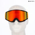 Red Bull SPECT Neon ski goggles black/orange with red mirror 6