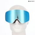 Red Bull SPECT Rush white/ice blue snow/smoke with blue mirror ski goggles 5