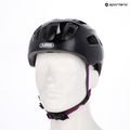 Children's bicycle helmet Youn-I 2.0 black violet 8