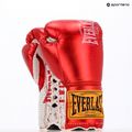 Everlast Fight Leather boxing gloves red 3