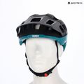 UVEX bike helmet React black/teal matt 6