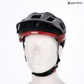 UVEX React MIPS bike helmet black/ruby red matt 6