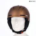Ski helmet UVEX Stance brown/black matt 7