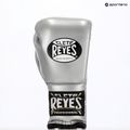 Cleto Reyes Lace Up Sparring boxing gloves silver 3