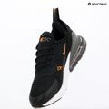 Children's shoes Nike Air Max 270 black/laser orange/metallic copper 11