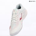 Women's volleyball shoes Mizuno Lightning Select white/rose elegance/lava falls 12