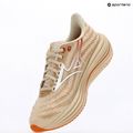Women's running shoes Mizuno Wave Rider 29 summer sand/white/autumn sunset 9