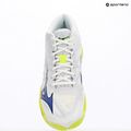 Volleyball shoes Mizuno Wave Lightning Elite Mid white/lighting yellow/dazzling blue 9