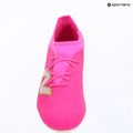 Children's football boots New Balance Furon Team V8 FG pink heat/sea salt/gold metallic 9