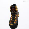 Men's mountaineering boots La Sportiva Trango Tech Leather GTX black/yellow 9