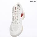 Women's volleyball shoes Mizuno Wave Momentum Pro Mid white/rose elegance/lava falls 4