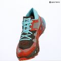 Running shoes + socks X-Bionic Terraskin X02 burnt red/aqua/dark khaki 3