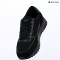 Men's shoes Calvin Klein HM0HM02215 City Runner Laceup Nylon Recycled Suede triple black 9