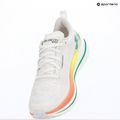 Women's running shoes Under Armour Velociti SPD white/orange bloc/metallic silver 9