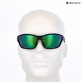 Sunglasses UVEX Sportstyle 806 black matt/mirror green 7