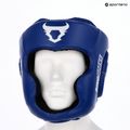 Boxing headguard Venum Ringhorns Charger Headgear navy blue/red 8