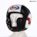 Fairtex Super Sparring boxing helmet black/white 6