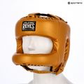 Cleto Reyes Boxing Helmet With Round Face Bar gold 3